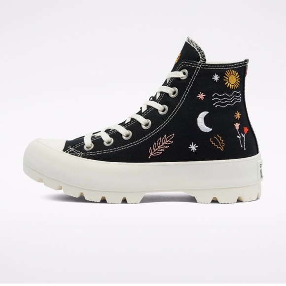 Converse Chuck Taylor All Star Lugged High "It's Okay to Wander" Sneakers - Picture 2 of 15